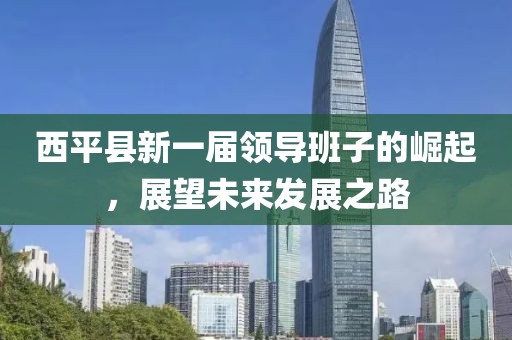 西平县新一届领导班子的崛起，展望未来发展之路