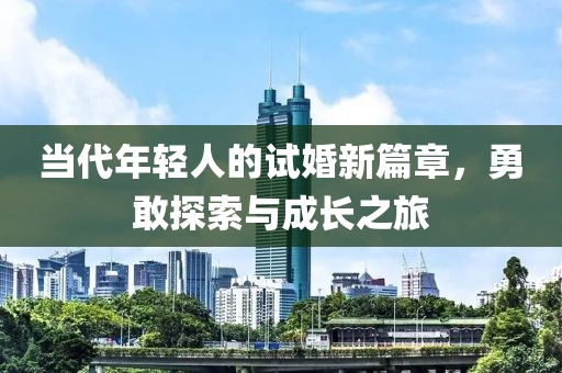 当代年轻人的试婚新篇章，勇敢探索与成长之旅