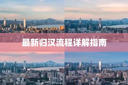 最新归汉流程详解指南