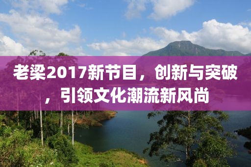 老梁2017新节目，创新与突破，引领文化潮流新风尚