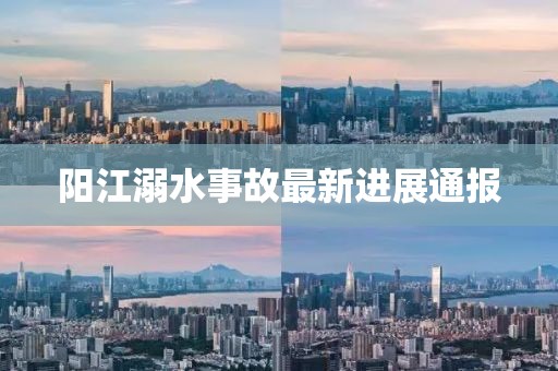 阳江溺水事故最新进展通报