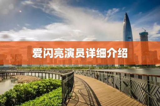 爱闪亮演员详细介绍