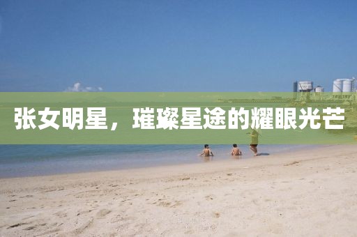 张女明星，璀璨星途的耀眼光芒