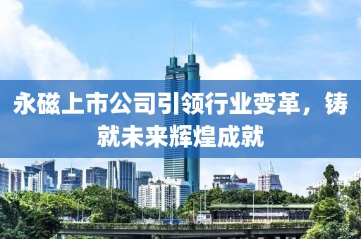 永磁上市公司引领行业变革，铸就未来辉煌成就