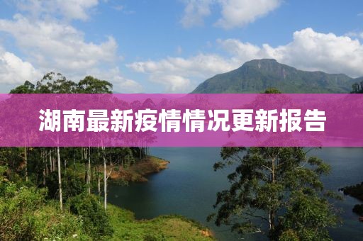 湖南最新疫情情况更新报告