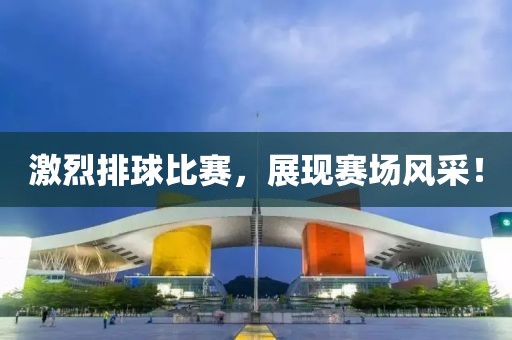 激烈排球比赛，展现赛场风采！