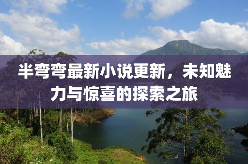 半弯弯最新小说更新，未知魅力与惊喜的探索之旅