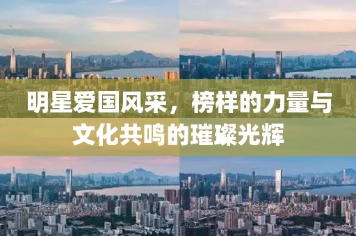 明星爱国风采，榜样的力量与文化共鸣的璀璨光辉