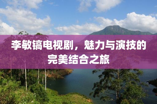 李敏镐电视剧，魅力与演技的完美结合之旅