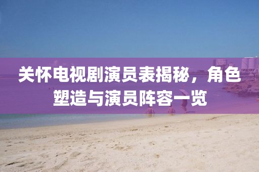 关怀电视剧演员表揭秘，角色塑造与演员阵容一览