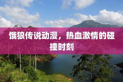饿狼传说动漫，热血激情的碰撞时刻