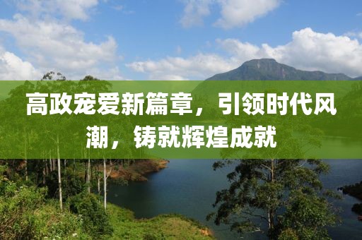 高政宠爱新篇章，引领时代风潮，铸就辉煌成就