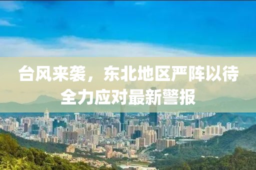 台风来袭，东北地区严阵以待全力应对最新警报