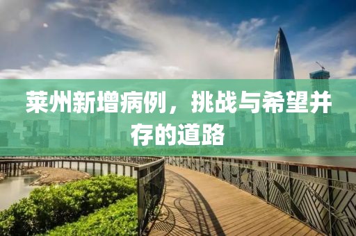 莱州新增病例，挑战与希望并存的道路
