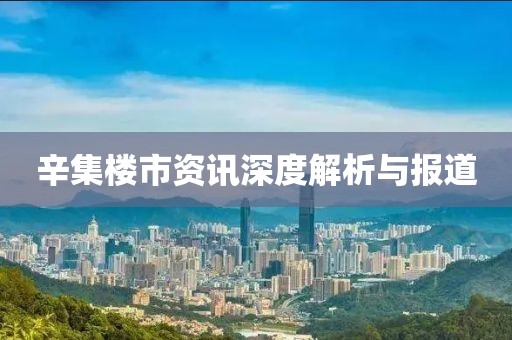 辛集楼市资讯深度解析与报道