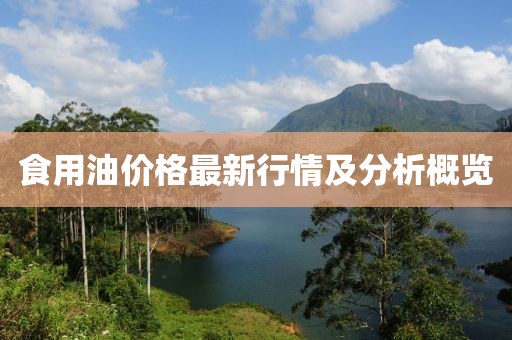 食用油价格最新行情及分析概览
