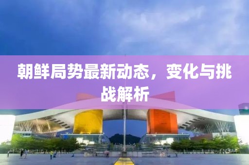 朝鲜局势最新动态，变化与挑战解析