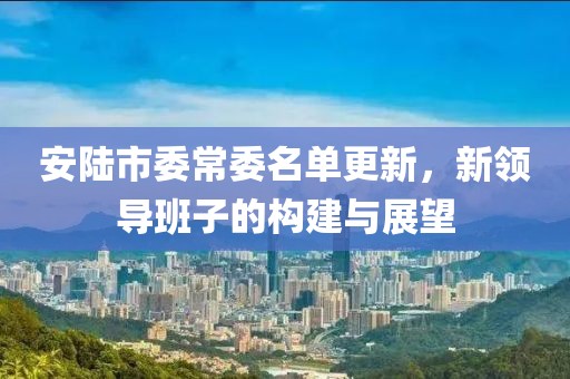 安陆市委常委名单更新，新领导班子的构建与展望