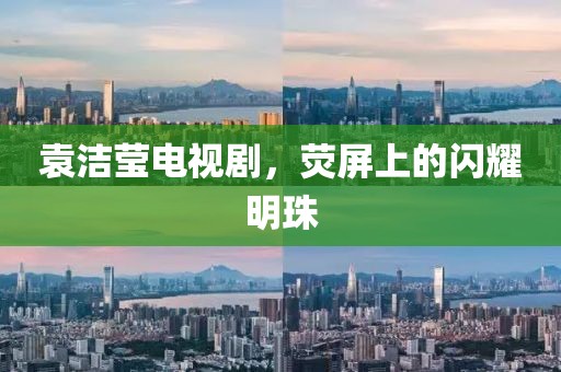 袁洁莹电视剧，荧屏上的闪耀明珠