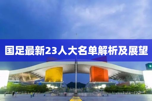国足最新23人大名单解析及展望
