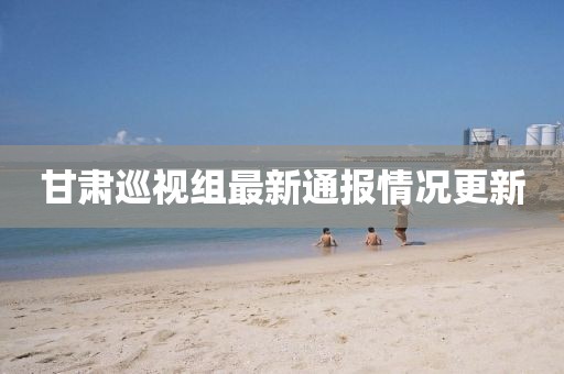 甘肃巡视组最新通报情况更新