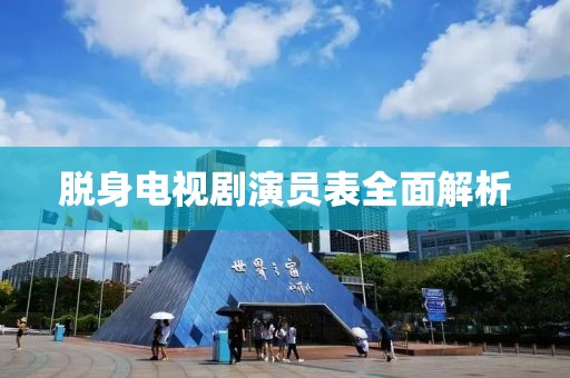 脱身电视剧演员表全面解析