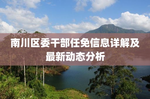 南川区委干部任免信息详解及最新动态分析