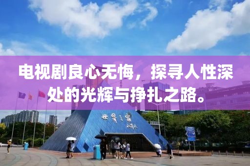 电视剧良心无悔，探寻人性深处的光辉与挣扎之路。