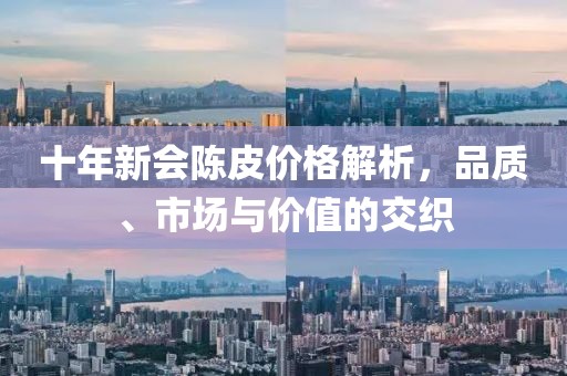 十年新会陈皮价格解析，品质、市场与价值的交织