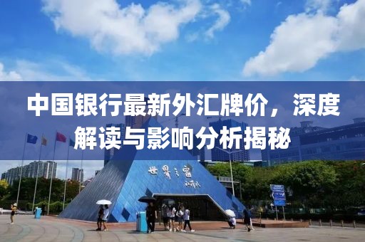 中国银行最新外汇牌价，深度解读与影响分析揭秘