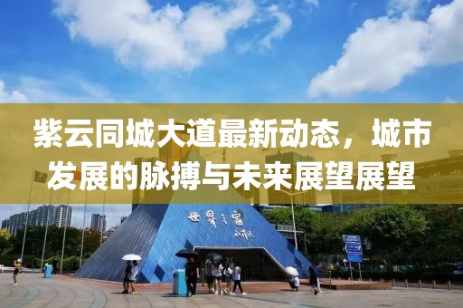 紫云同城大道最新动态，城市发展的脉搏与未来展望展望