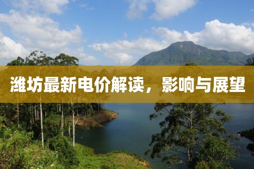 潍坊最新电价解读，影响与展望