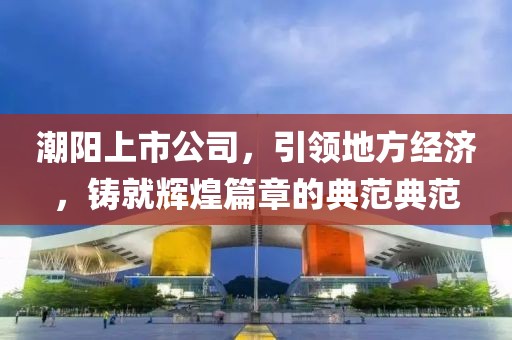 潮阳上市公司，引领地方经济，铸就辉煌篇章的典范典范