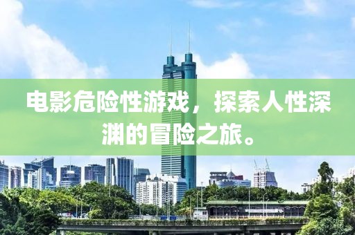 电影危险性游戏，探索人性深渊的冒险之旅。