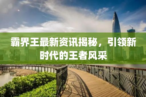霸界王最新资讯揭秘，引领新时代的王者风采