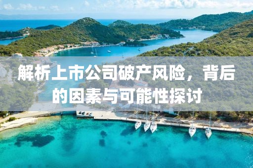 解析上市公司破产风险，背后的因素与可能性探讨