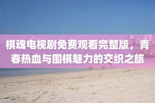 棋魂电视剧免费观看完整版，青春热血与围棋魅力的交织之旅