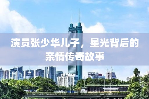 演员张少华儿子，星光背后的亲情传奇故事