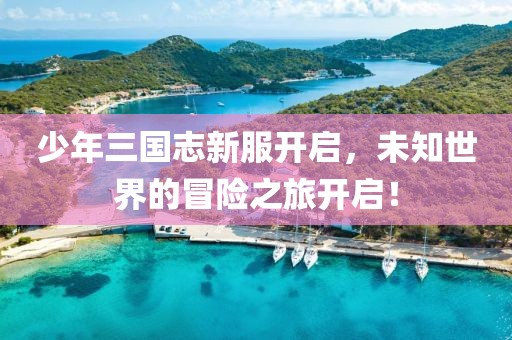 少年三国志新服开启，未知世界的冒险之旅开启！
