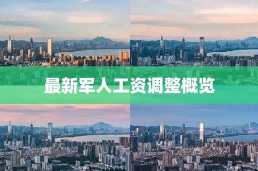 最新军人工资调整概览