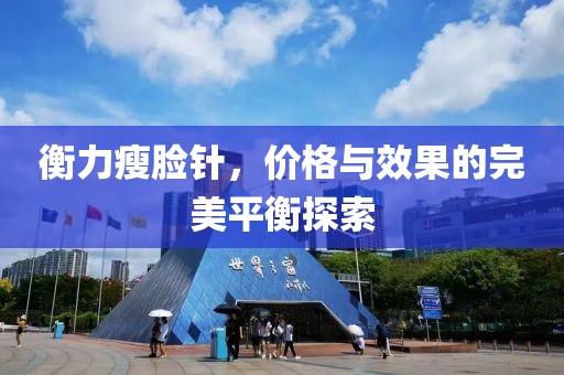 衡力瘦脸针，价格与效果的完美平衡探索