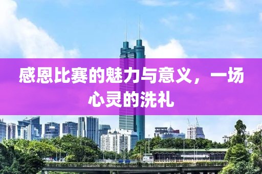 感恩比赛的魅力与意义，一场心灵的洗礼