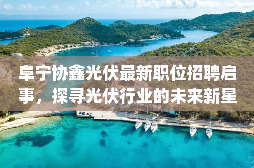阜宁协鑫光伏最新职位招聘启事，探寻光伏行业的未来新星