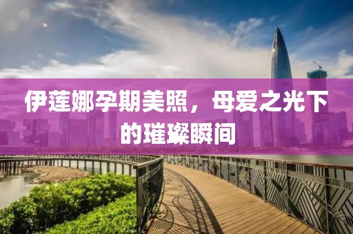 伊莲娜孕期美照，母爱之光下的璀璨瞬间