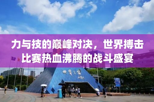 力与技的巅峰对决，世界搏击比赛热血沸腾的战斗盛宴