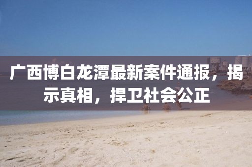 广西博白龙潭最新案件通报，揭示真相，捍卫社会公正