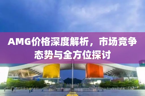 AMG价格深度解析，市场竞争态势与全方位探讨