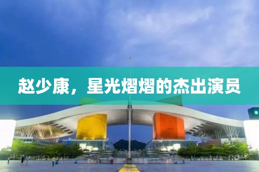 赵少康，星光熠熠的杰出演员