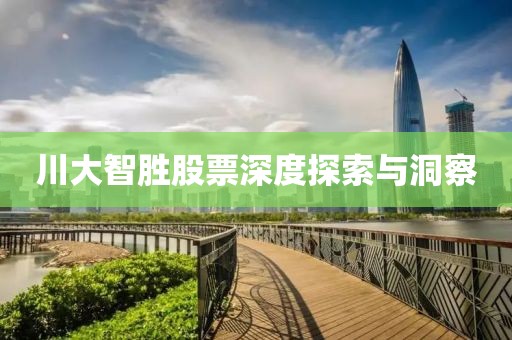 川大智胜股票深度探索与洞察