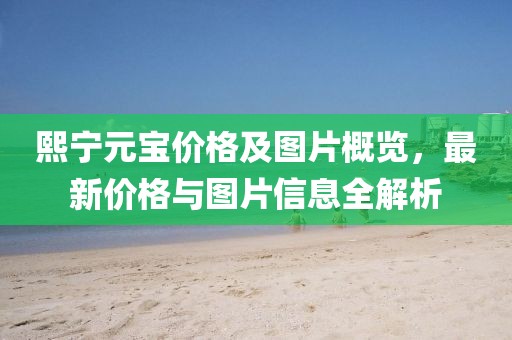 熙宁元宝价格及图片概览，最新价格与图片信息全解析